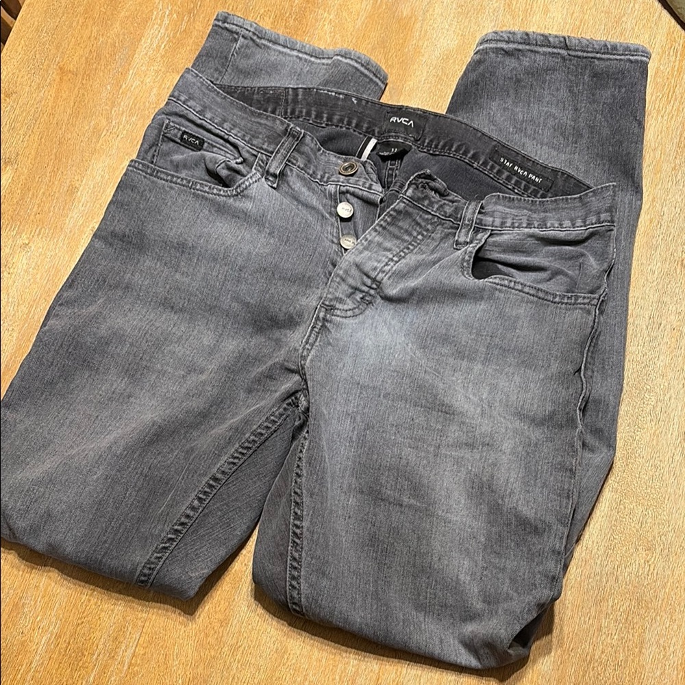 RVCA Men's Gray Jeans